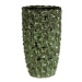 Váza válec keramika glazovaná zelená 25cm