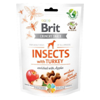 Brit Care Dog Crunchy Cracker s hmyzem, krůtou a jablky 200 g