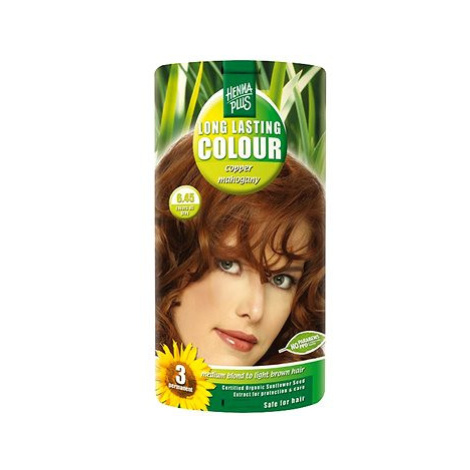 HENNAPLUS Přírodní barva na vlasy MĚDĚNÝ MAHAGON 6.45, 100 ml