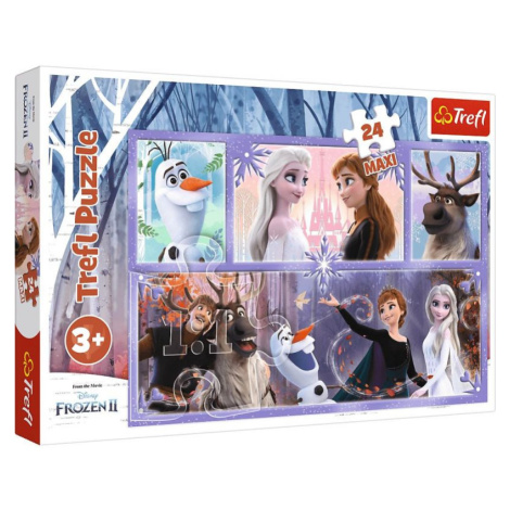 Trefl Puzzle 24 MAXI Svět plný kouzel Disney Frozen