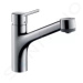 Hansgrohe 32845000 - Dřezová baterie s výsuvnou sprškou, EcoSmart, chrom