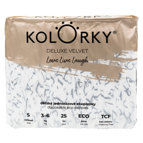 KOLORKY DELUXE VELVET Love Live Lough vel. S (3-6 kg) 25 ks