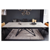 LuxD Roztahovací keramický stůl Callen 180-220-260 cm šedý