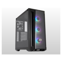 Cooler Master case MasterBox MB520 aRGB, E-ATX, Mid Tower, černá, bez zdroje