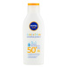 Nivea SUN Sensitive SPF50+ dětské opalovací mléko 200 ml