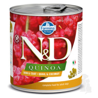 N&D DOG QUINOA Quail & Coconut 285g + Množstevní sleva Sleva 15% 1+1 zdarma
