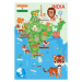 Ilustrace India Cartoon Map, drmakkoy, 26.7 × 40 cm