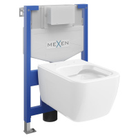 MEXEN/S WC předstěnová instalační sada Fenix XS-F s mísou WC Margo, bílá 6803342XX00