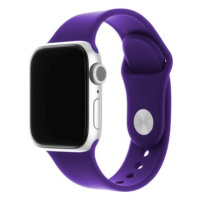 FIXED Silicone Strap SET pro Apple Watch 38/40/41 mm tmavě fialový