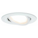 PAULMANN Vestavné svítidlo LED Nova kruhové 1x6,5W bílá mat nastavitelné 3-krokové-stmívatelné 9