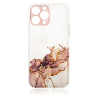 Marble Case pouzdro pro Xiaomi Redmi Note 11 gelové pouzdro mramorově hnědé