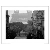 Umělecký tisk Paříž - Eiffelova věž, Pete Seaward, 50x40 cm