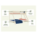 Tartak Meble Patrová postel ANAPURNA s rozšířeným spodním lůžkem 90x200 cm, 140x200 cm Zvolte ba