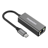 PremiumCord Převodník USB-C na Gigabit konektor RJ45