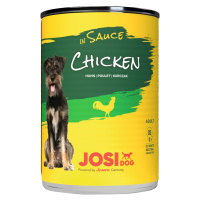 JosiDog vlhké krmivo v omáčce 12 x 415 g - kuřecí