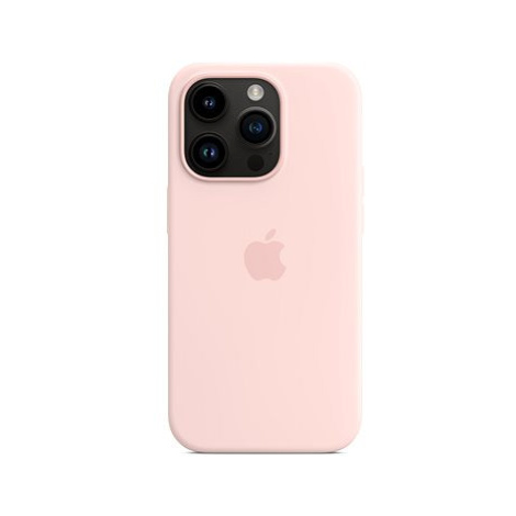 Apple iPhone 14 Pro Silikonový kryt s MagSafe křídově růžový