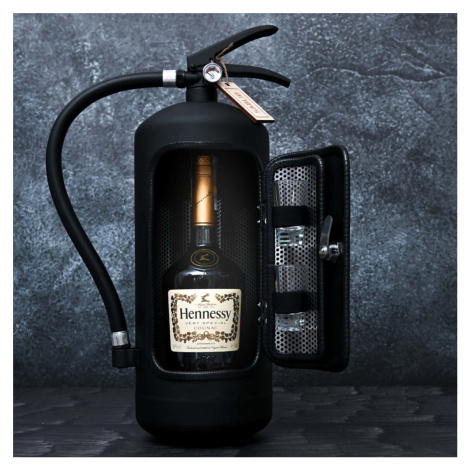Sablio Luxusní dárkový hasičák - Hennessy V.S - Černý