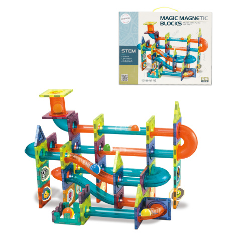 Mamido Magnetická stavebnice kuličková dráha 96 dílů