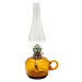 Floriánova huť Petrolejová lampa MONIKA 34 cm amber