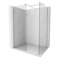 MEXEN/S Kioto Sprchová zástěna Walk-in 120 x 95 cm, transparent, chrom 800-120-202-01-00-095