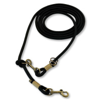 PafDog® Elegatní přepínací nastavitelné vodítko 10mm, černo-zlaté, extra pevné PAF-821