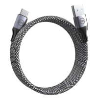 Magnetický kabel USB-A na USB-C Mobile Origin 1m - černý