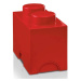 Lego® úložný box 125x252x181 červený