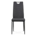 Nejlevnější nábytek - Jídelní židle Gweru, šedá látka/antracitový kov