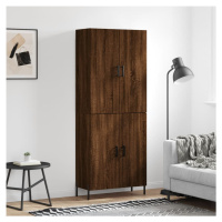 vidaXL Skříň highboard hnědý dub 69,5 x 34 x 180 cm kompozitní dřevo