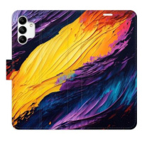 iSaprio flip pouzdro Fire Paint pro Samsung Galaxy A04s