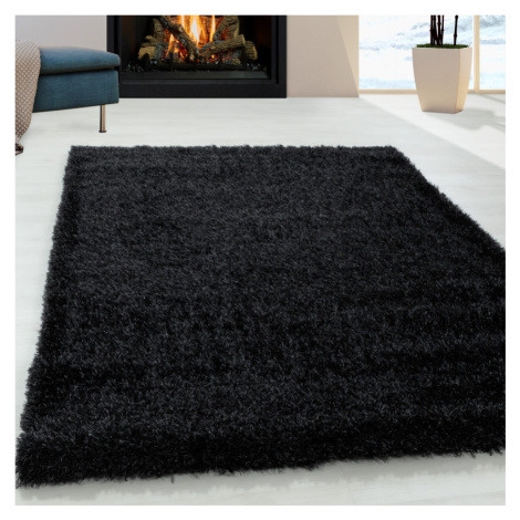 Kusový koberec Brilliant Shaggy 4200 Black 120x170 cm Ayyildiz