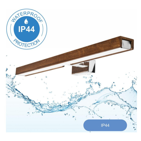 Brilagi-LED Koupelnové osvětlení zrcadla WOODY MIRROR LED/12W/230V IP44 dub/chro 8590828607564