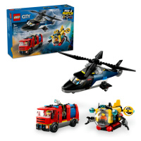 LEGO LEGO® City 60462 Remix: Helikoptéra, hasičský vůz a ponorka