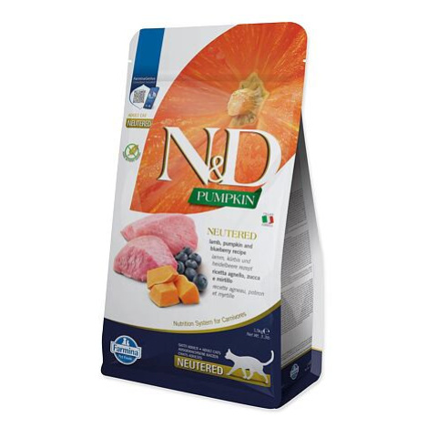 KRMIVO N&D PUMPKIN CAT LAMB & BLUEBERRY NEUTERED ADULT 1,5 KG