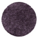 Ayyildiz koberce Kusový koberec Sydney Shaggy 3000 violett kruh Rozměry koberců: 160x160 (průměr