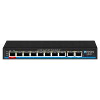 Switch Poe 8xPOE 2xUplink Gigabit 120W Urus