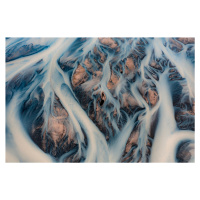 Fotografie The glacier rivers of Iceland, Valentinos Loucaides, (40 x 26.7 cm)