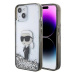 Pouzdro Karl Lagerfeld Liquid Glitter Pro Iphone 15 Bezbarvé