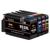 4x Inkoust 953 XL Pro Tiskárnu Hp Officejet 7720 7730 7740 8710 8720 8730 8740