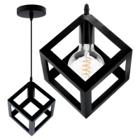 Svítidlo závěsné TALUS geometrické čtvercové pro LED 1x E27 LUMILED