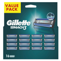 Gillette Mach3 náhradní hlavice 16 ks