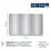 KELA Koupelnová předložka Ombre 80x50 cm polyester modrá KL-23569