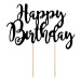 PartyDeco Ozdoba na dort "Happy Birthday"