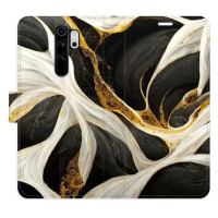 iSaprio flip pouzdro BlackGold Marble pro Xiaomi Redmi Note 8 Pro