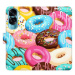 iSaprio Flip pouzdro Donuts Pattern 02 pro Honor 90 Lite 5G