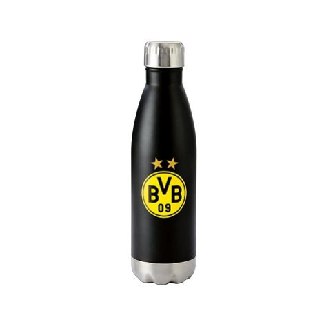 FotbalFans Termoska Borussia Dortmund FC, černá, znak BVB, nerez, 500 ml