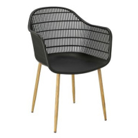 Židle Becker černá/přírodní