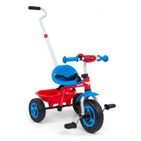 Dětská tříkolka Boby TURBO Cool Red s vodicí tyčí