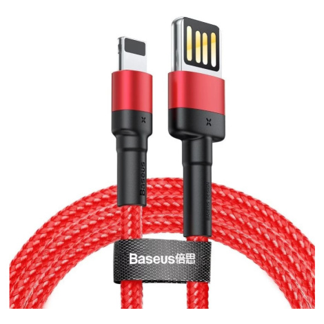 Kabel Baseus Cafule Double-sided USB Lightning Cable 2,4A 1m (Red)