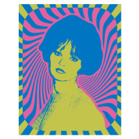 Umělecký tisk Pop poster from the sixties v2, Shanina, (30 x 40 cm)